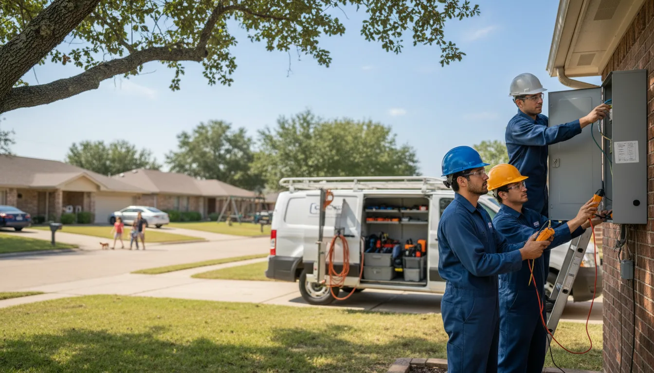 Certified electrician providing emergency electrical services in Lakeview, NC